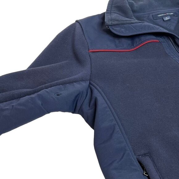 Tommy Hilfiger navy blue classic full zip jacket size M - Picture 7 of 16